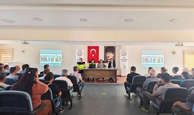 Söke'de servis şoförleri eğitime alındı