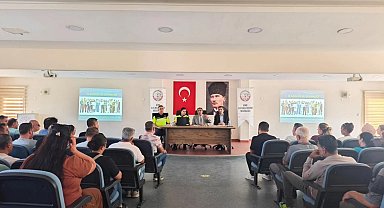 Söke'de servis şoförleri eğitime alındı