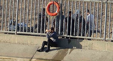 Sulama kanalında can pazarı