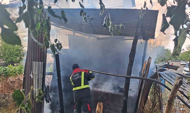 Tandırda unutulan köz yangına neden oldu