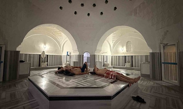 Tarihi hamam 453 yıl sonra farklı bir yöntemle ısıtıldı