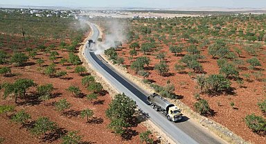 Tarihi ve doğasıyla büyüleyen Halfeti'de kırsal yollar yenileniyor