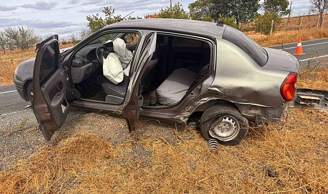 Tekirdağ'da otomobiller çarpıştı: 3 yaralı