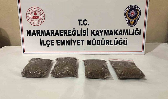 Tekirdağ'da uyuşturucu operasyonu