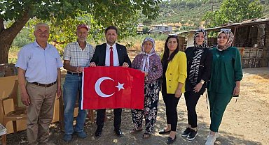 Tire AK Parti'den şehit ailesine anlamlı ziyaret