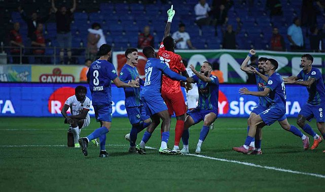 Trendyol Süper Lig: Çaykur Rizespor: 1 - Gençlerbirliği: 0