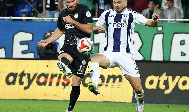 Trendyol Süper Lig: Çaykur Rizespor: 1 - Kasımpaşa: 2