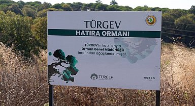 TÜRGEV'in beş yılda 20 bin 615 fidanla yeşerttiği 'Hatıra Ormanı' geleceğe umut olacak