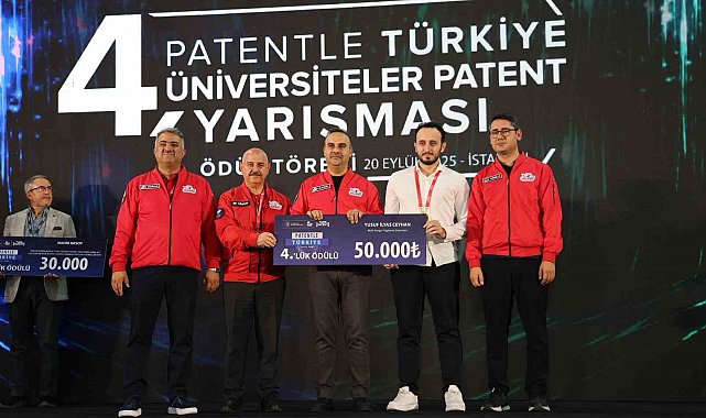 Türkiye üniversiteler patent yarışmasında 4. Oldu