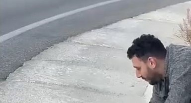 Uludağ yolunda sıra dışı karşılaşma