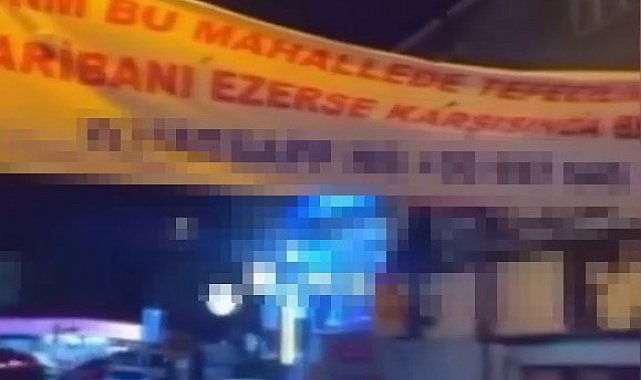 Ümraniye'de illegal pankart asan 6 kişi yakalandı