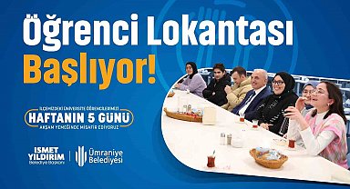 Ümraniye'de ücretsiz öğrenci lokantası bu yıl da hizmette