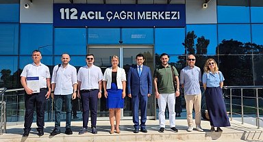Üniversite öğrencilerine 112 Acil Çağrı Merkezi'nde uygulamalı eğitim imkanı