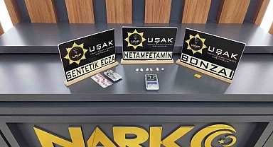 Uşak'ta uyuşturucu operasyonu: 4 tutuklama