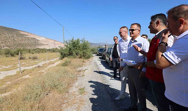 Vali Akbıyık Milas OSB bölgesinde incelemelerde bulundu
