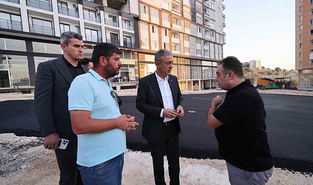 Vali Akkoyun asfalt çalışmalarını yerinde inceledi