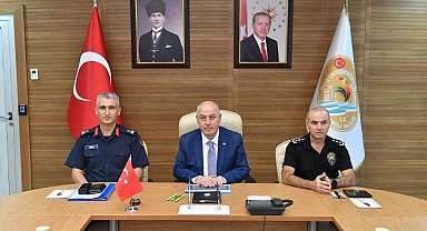 Vali Coşkun, Ağustos ayı asayiş verilerini paylaştı