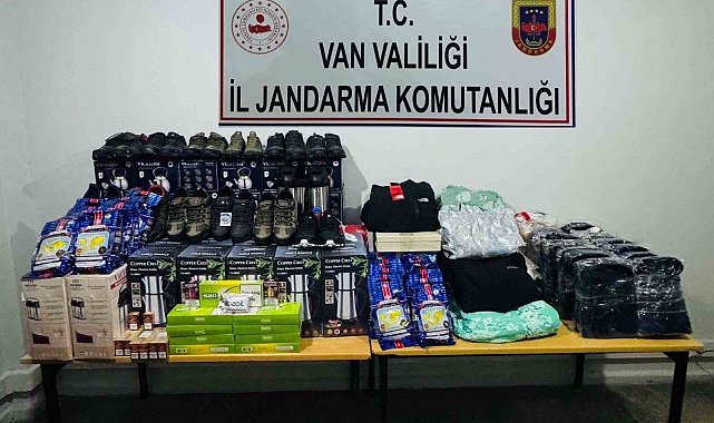Van'da 1 milyon liralık kaçak eşya ele geçirildi