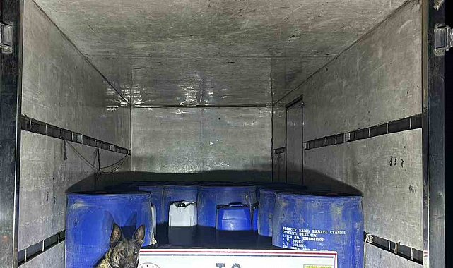 Van'da 3 bin 710 litre asetik asit anhidrit ve 50 kilogram kostik soda ele geçirildi