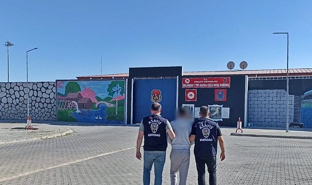 Yaklasık 15 yıl hapis cezası ile aranan şahıs yakalandı