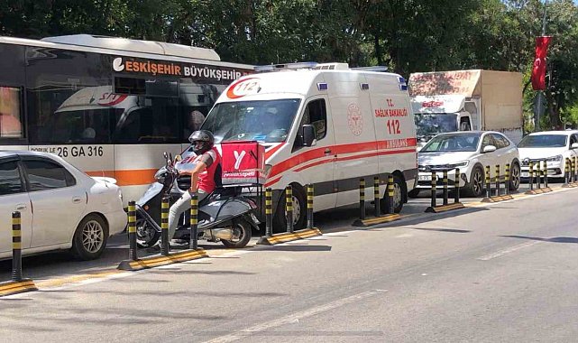 Yapılan duba çalışması ambulansların işini zorlaştırıyor