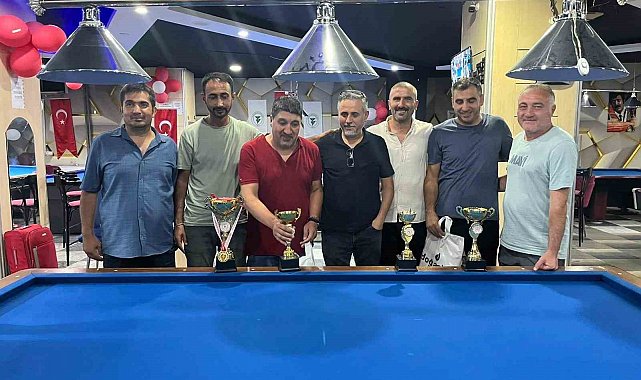Yozgat'ta bilardo turnuvası büyük ilgi gördü
