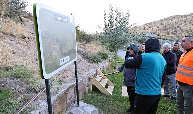 Zincidere Göleti üstü yürüyüş parkurunda ilk adımlar atıldı