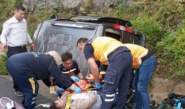 Zonguldak'ta yağış kazayı beraberinde getirdi: 1 yaralı