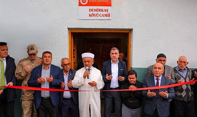 'Demirkaş Köyü Camii' dualarla ibadete açıldı
