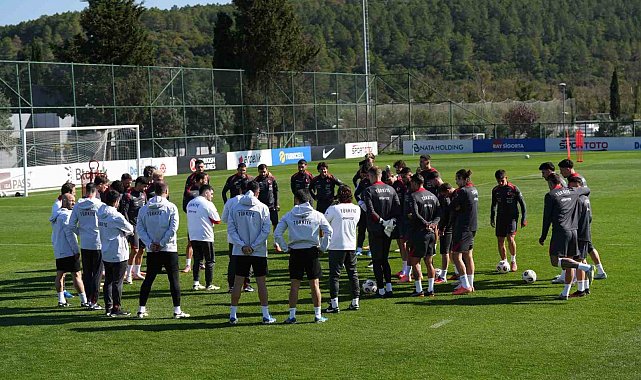 A Milli Futbol Takımı, Gürcistan maçının hazırlıklarını tamamladı