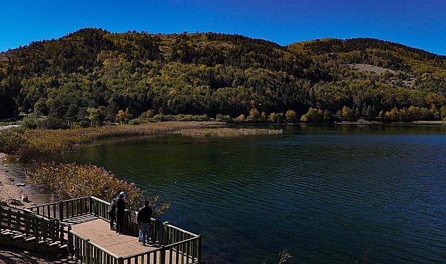 Abant Gölü Milli Parkı'nda renk cümbüşü
