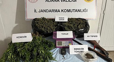 Adana'da 10 kilodan fazla esrar ele geçirildi