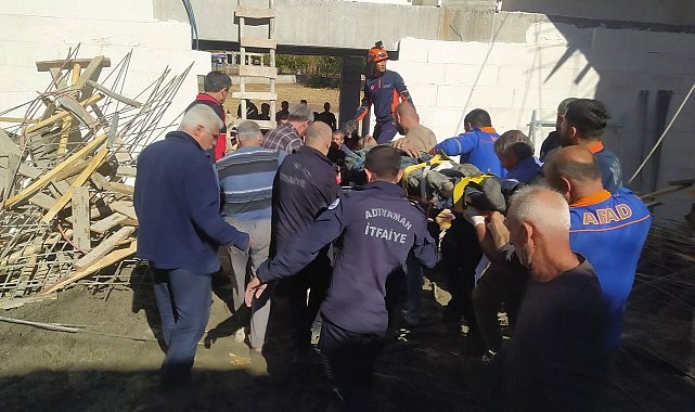 Adıyaman'da cami kubbesi çöktü: 5 yaralı