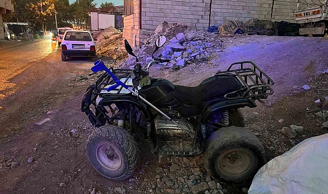 Adıyaman'da devrilen ATV'nin sürücüsü yaralandı
