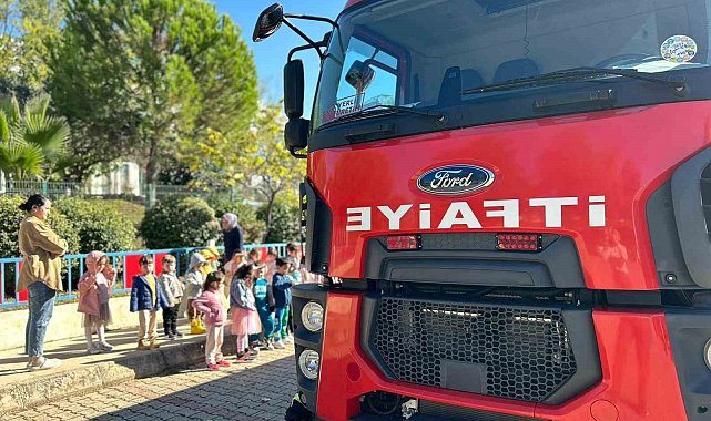 ADÜ Anaokulu'nda yangın güvenliği eğitimi