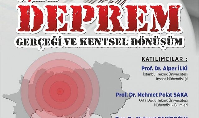 ADÜ'de 'Aydın'da Deprem Gerçeği ve Kentsel Dönüşüm' Konferansı ve Paneli düzenlenecek