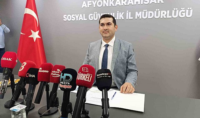 Afyonkarahisar'da 255 bin sigortalı çalışan ve 145 bine yakın emekli var