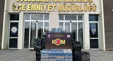 Ağrı'da kaçak sigara operasyonu: 2 tutuklama