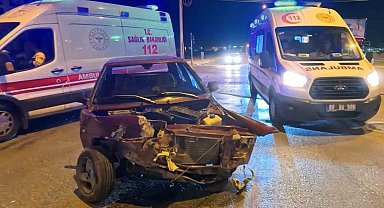 Aksaray'da alkollü sürücü kazaya sebep oldu: 2 yaralı