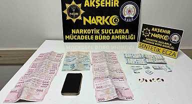 Akşehir'de polisten uyuşturucu operasyonu: 1 gözaltı