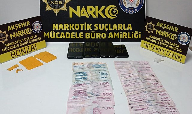 Akşehir'de uyuşturucu operasyonu