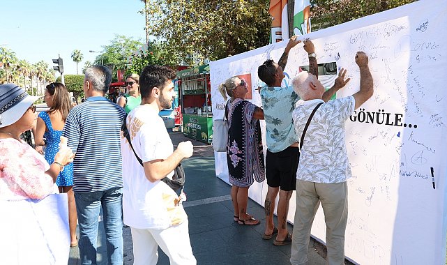 Alanya, Filistin için tek yürek oldu