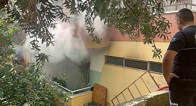 Alanya'da 4 katlı binadaki yangın korkuttu
