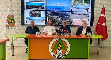 Alanyaspor'dan yamaç paraşütü faaliyetleri açıklaması