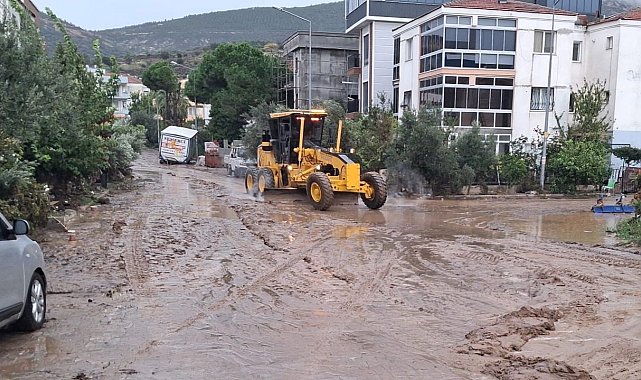 Aliağa Belediyesinden sel bölgesine destek