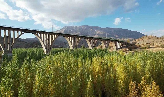 Alman Köprüsü'nün etrafında renk cümbüşü