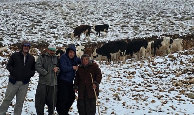 Aniden kar bastırınca yaylada mahsur kalan kadın kurtarıldı