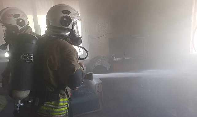 Antakya'da müstakil ev yangını