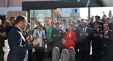 Antalya'nın kahramanı Mustafa Ertuğrul Aker'in anıt mezarı törenle açıldı
