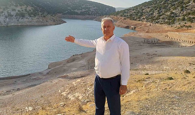 Araban Ardıl Barajı'nda su seviyesi düştü